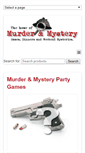 Mobile Screenshot of murderandmysterygames.com